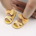 thumbnail image 3 of SROBPTY Sandals on, Kids Sandals, Toddler Sandals, Toddler Baby Girls Boys Baby Shoes Soft Sole Non-slip Baby Toddler Sandals, Yellow, 12-15 Months, 3 of 8