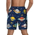 thumbnail image 4 of Fotbe Planets and Stars Men’s Swim Trunks Quick Dry Swim Shorts Board Shorts with Mesh Lining-X-Large, 4 of 9