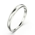 thumbnail image 2 of 10k White Gold Nicely Tapered Wedding Band, 2 of 4