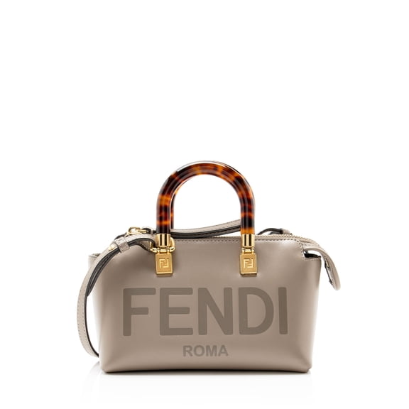 Pre-Owned Fendi Leather By The Way Mini Boston Bag