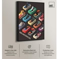thumbnail image 2 of Sneaker Collection Dreams Canvas Sneakerhead Posters by Art Remedy, Black Frame, 10 x 15, 2 of 7