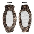 thumbnail image 6 of Yuyamidu Camo Hunting UTV Seat Covers Brown Wood Scratch-Proof Cover Front Bench Seat Cover with Backrest Cover Replacement Fit for Mule 3000 3010 3020 4000 4010, 6 of 7
