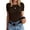 Gray, variant on VICHVVY Womens Round Neck Short Sleeve Shirts Ribbed Casual Slim Fitted Tops Blouses