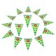 thumbnail image 5 of UPOUART 4Jgo Guirnalda Con Banderines De Fútbol Para Fiesta De Cumpleaños Triangular Multicolor, 5 of 7