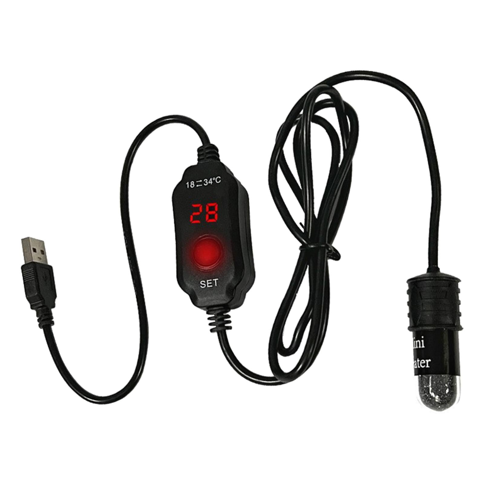 Small Fish Tank Heater 10W Digital Display Adjustable Temperature