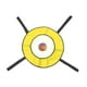 thumbnail image 2 of Juego de Cornhole, juguete para niños, juego de lanzamiento, juguete para lanzar y atrapar pelotas, juego interactivo Amarillo, 2 of 9