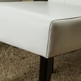 thumbnail image 4 of Chaise de Salle à Manger en Cuir Ivoire Tate Set de 2, 4 of 5