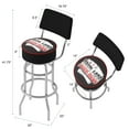 thumbnail image 2 of Dodge Bar Swivel Swivel Bar Stool with Back - Signature, 2 of 6
