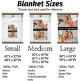 thumbnail image 5 of Custom Blanket Christmas Blanket Gifts for Women/Men/Mom/Dad/Girls/Kids Multiple Colors Sizes Soft Flannel Personalized Customized Blankets with Photos Text Thanksgiving Birthday Presents, 5 of 6