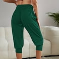 thumbnail image 5 of XIAfhje Capri Pants for Women Cropped Joggers Capri Sweatpants Palazzo Lounge Cropped Pants Light Weight Comfy Casual Pajama Capri Pants, 5 of 9