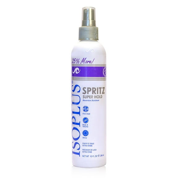 Isoplus Spritz Super Designing Holding Reversion Resistant Firm Hold 10 Ounce
