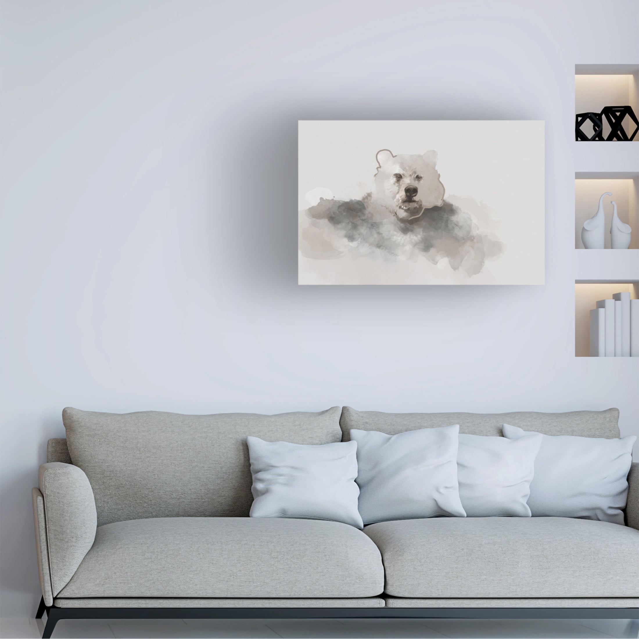 Trademark Fine Art Gabriella Roberg  Bear Canvas Wall Art