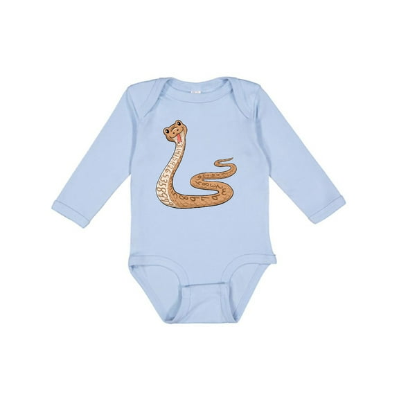 Inktastic Pi-thon Pi Day Python Pun Snake Boys or Girls Long Sleeve Baby Bodysuit