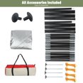 thumbnail image 3 of REDCAMP Waterproof Car Awning Sun Shelter,Portable Auto Canopy Camper Trailer Sun Shade for Outdoor, Driving,Travel,Truck,Beige, 3 of 9