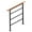 Black ,Brown, variant on Zimtown Handrail for Stairs Fits 2 or 3 Steps Outdoor Stair Railing Picket Black Wrought Iron Handrail