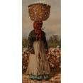 thumbnail image 2 of William Aiken Walker 9x14 Black Ornate Wood Framed Double Matted Museum Art Print Titled: Woman in Cotton Field, 2 of 5