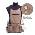 thumbnail image 3 of Garden Apron for Men Women with 14 Pockets, Gardening Tool Work Aprons, Durable Oxford Cloth Apron, DIY Enthusiasts - Quality:1 Piece;, 3 of 6