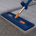 thumbnail image 6 of 17" Hand-Free Flat Mop for Dry and Wet Cleaning, Rotating Washable Microfiber Pad Suitable for Wood Floor and Tile Maintenance, Self-Cleaning Design for Easy Maintenance Z, 6 of 9