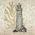 thumbnail image 2 of Kimberly, Allen 26x26 Gold Ornate Wood Framed with Double Matting Museum Art Print Titled - Letters to the Sea 2, 2 of 4