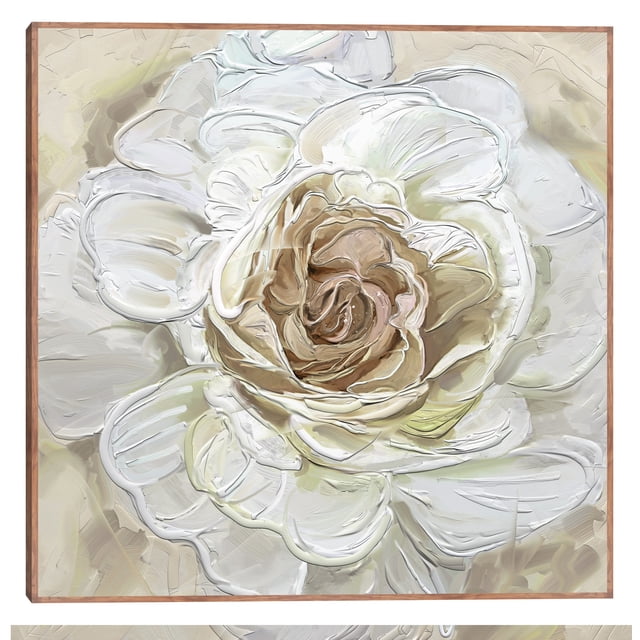 Cuadro Decorativo - Oro Rosa Radiante Jr Impresión en canvas, estrechado