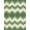 Green Cream, Pattern 1, variant on ODIKA Transitional Boho Ombre Geometric With Pinstripe Detail Accents Stain Resistant Low Profile for Dorm Room, Small Living Apartment