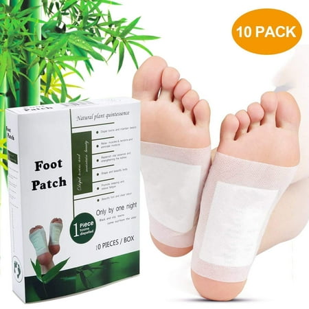 2-in-1 [upgraded] FDA Approved Detox Foot Pacthes (20 pads with 3 scents- green tea, rose, lavender) - for Foot Odor Removal, Fatigue Relief, Relaxation, Recharge, Sleep