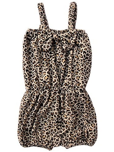 leopard romper baby