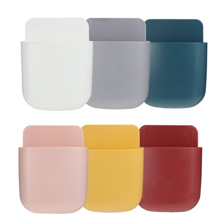 

6 Pcs ABS Practical Storage Racks Brackets Household Phone Holders