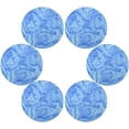 thumbnail image 2 of GZHJMY Blue Marble Round Placemats Set of 4, Non-Slip Heat Resistant Washable Table Mats for Kitchen Dining Table Decoration, 15.4", 2 of 6