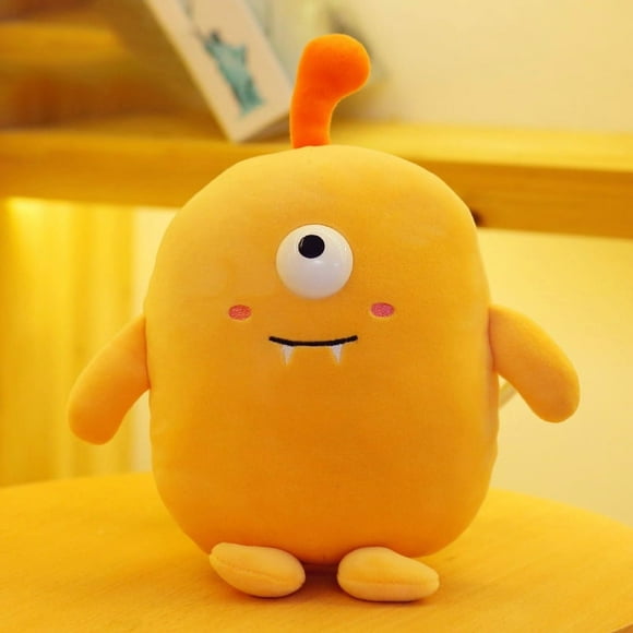 Gollum Jouet en Peluche Monstre Mignon Poupée Drôle Fille Vacances (Orange)
