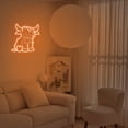 thumbnail image 5 of Highland Cow LED Neon Sign - USB-powered wall decor with a cute Scottish cow design. Perfect for farmhouse bedrooms, man caves, or game rooms. Easy plug-and-play installation., 5 of 5