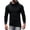 01# Black, variant on IhhxPro Men's Hooded Long Sleeve Tee Quick Dry Shirt Ir Hem T-Shirt Athletic Performance Activewear Casual Loose Fit Lightweight Summer XXS-2XL