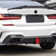thumbnail image 3 of F1 Style Rear Tail Lights 72 LED Indicator Rear Brake Lamp 12V Strobe Flashing Tail Stop Light Rear Lip Light Car Accessory, 3 of 5