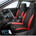 ® Seat Cover 1Piece Trilogy Seat Cover, Premium Vegan Leather, Mesh