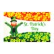 thumbnail image 1 of Banner del jardín del Día de San Patricio - Bandera de trébol verde de doble cara de 45" x 71" con monedas de la suerte y sombreros - Decoración navideña para fiestas de jardín en casa Decoraciones, 1 of 9