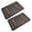 Black model, variant on MOMOJIA 2pcs Silicone Ironing Pad Heat Resistant Iron Rest Mats NonSlip Bottom Hot Iron Storage Solution For Small Space Use