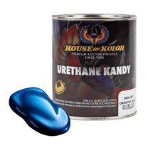 House Of Kolor Kosmic Kolor UK04-Q01 Urethane Enamel Kandy, 1 qt Can, Oriental Blue