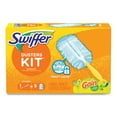 thumbnail image 3 of Dusters Starter Kit, Dust Lock Fiber, 6" Handle, Blue/Yellow, Gain Scent | Bundle of 10 Each, 3 of 6