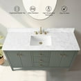 thumbnail image 6 of Vanity Art 60" Bathroom Vanity with Sink, Freestanding Storage Cabinet with Engineered Marble Top, Flip Down Tray, Drawer, and Shelve, 6 of 8