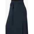 thumbnail image 5 of TheMogan Women's PLUS Drawstring Waist Pocket Drapey Jersey A-Line Long Maxi Skirt, 5 of 7