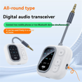 thumbnail image 4 of Adaptador de Audio Inalámbrico 2 en 1, Transmisor y Receptor Bluetooth. Sonido HD Sin Pérdidas. Reproducción AUX RX/TX para Coche, Casa y Avión., 4 of 5