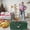 Green, variant on Large Christmas Tree Storage Bag with Zipper, Durable Oxford Fabric Holiday Organizer for Disassembled Artificial Trees, Wreaths, Garland and Decorations, Space Saving Container, 48 inch