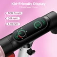 thumbnail image 6 of Electric Scooter for Kids Ages 6-14,200W Foldable E-Scooter with 3 Speeds (5/8/12 Mph),LED Display,Colorful Lights,Gift for Kid,Pink, 6 of 8