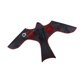 thumbnail image 5 of 2 espantapájaros voladores para aves, cometas para halcones, espantapájaros para jardín y granja, protección de cultivos. negro rojo, 5 of 7