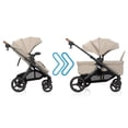 thumbnail image 3 of Evenflo Transformer Stoller Wagon Travel System w/LiteMax NXT (Seat 0-2 Years, Wagon 0-6 Years), 3 of 13