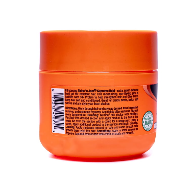 Ampro, Shine 'n Jam Supreme Hold Conditioning Gel, 4oz, For Coily