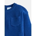 thumbnail image 2 of Wonder Nation Baby Boys Sweater Knit Top and Pants Set, 2 Piece, Sizes 0-3M-24M, 2 of 3