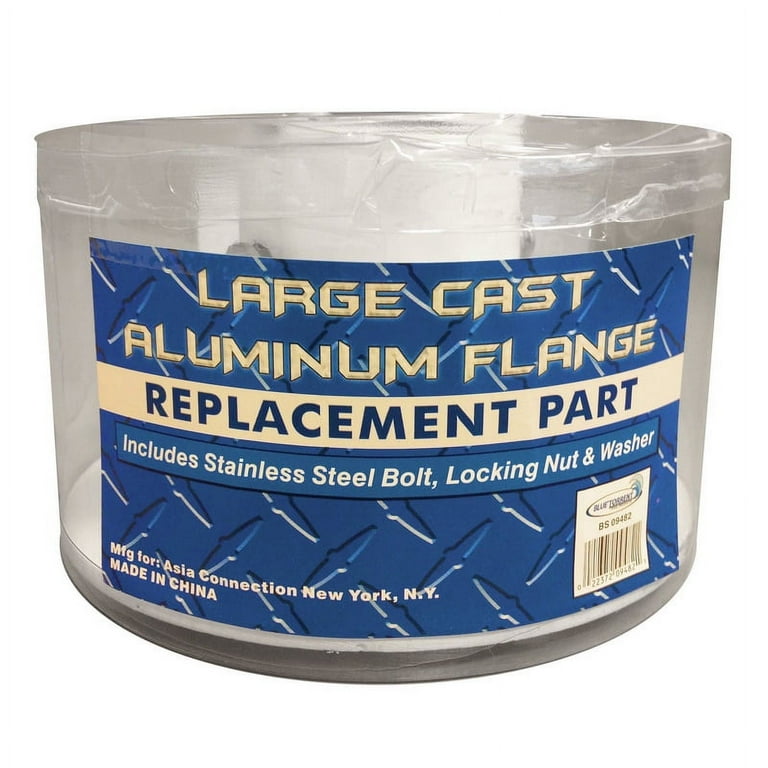 Blue Wave 2 In. In-Ground Aluminum Deck Flange, Inner Diameter 2