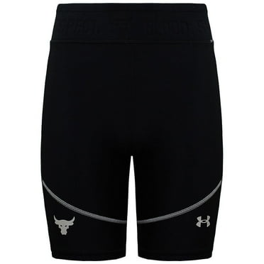Under Armour Women's Project Rock HeatGear Bike Shorts Small