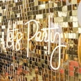 thumbnail image 2 of BalsaCircle 10 Panels Gold 12x12" Square Payette Sequin Wall Backdrop Party Wedding Decorations, 2 of 8